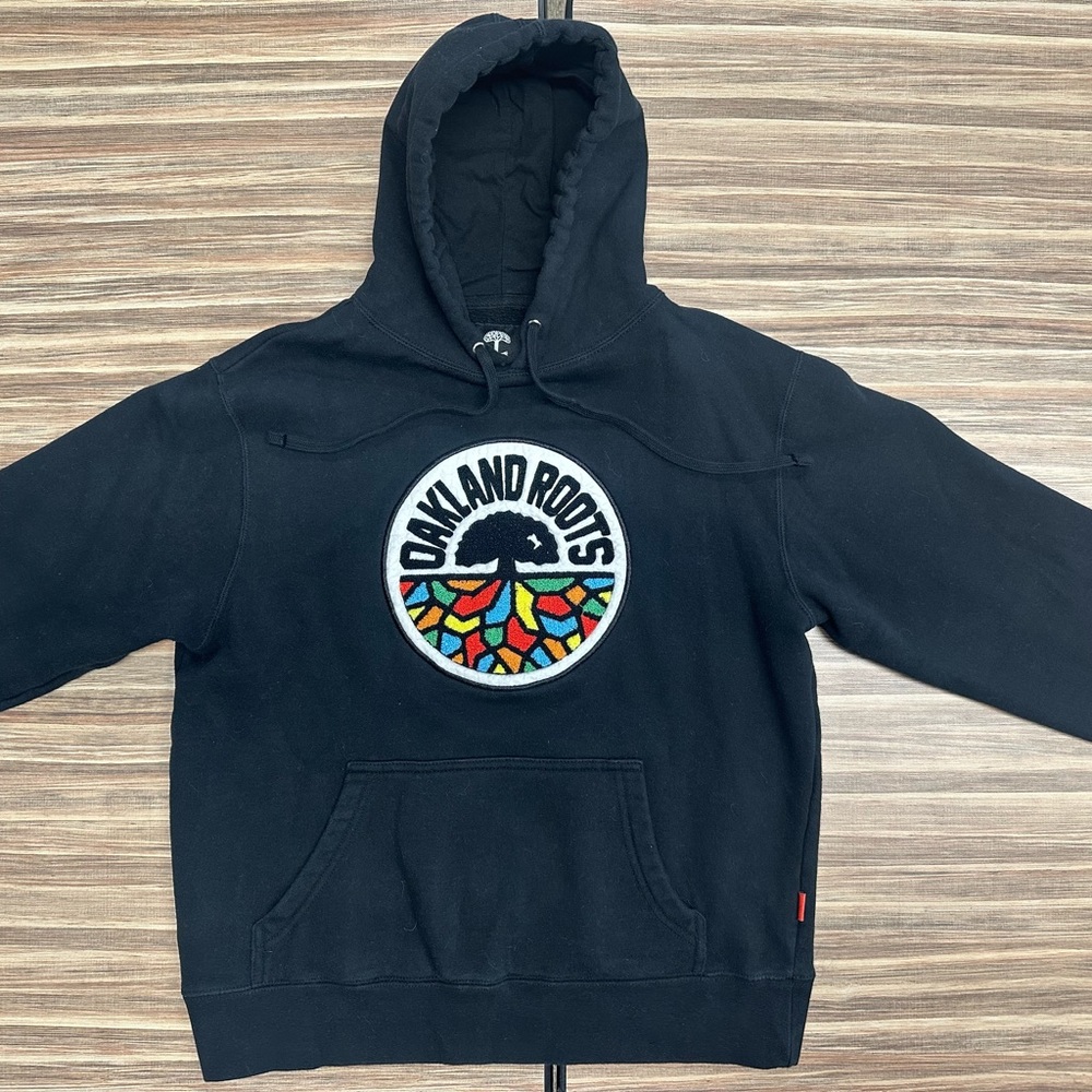 Oaklandish Oakland Roots Embroidered Hoodie; size adult Small